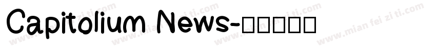 Capitolium News字体转换